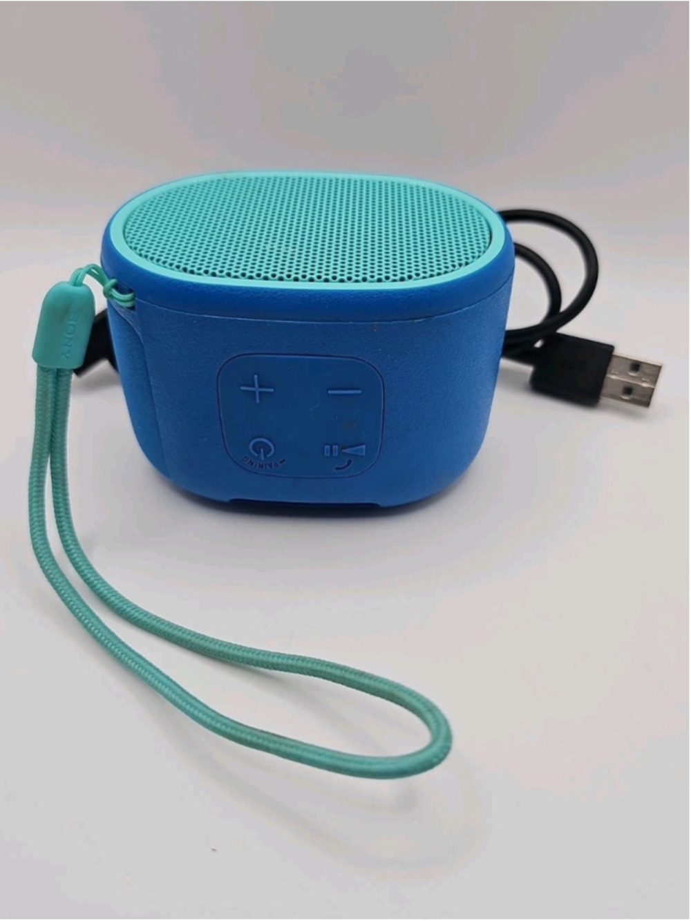Sony Bluetooth Wireless Speaker Extra Bass SRS-XB01 Blue Tested & Working